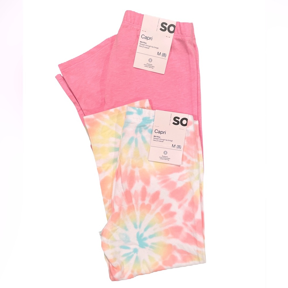Girl’s 2-Pack Capri Leggings